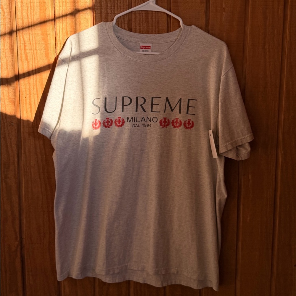Supreme Heather Gray Tee